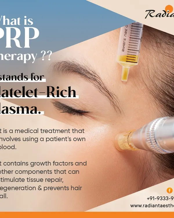 Many people ask me, what exactly is PRP therapy? It stands for Platelet-Rich Plasma. In simple terms, it's a medical treatment where I use your own blood. We concentrate the platelets, which are rich in growth factors that stimulate tissue repair and hair follicle regeneration, and inject them precisely where your scalp needs them. It's a natural way to combat hair fall.