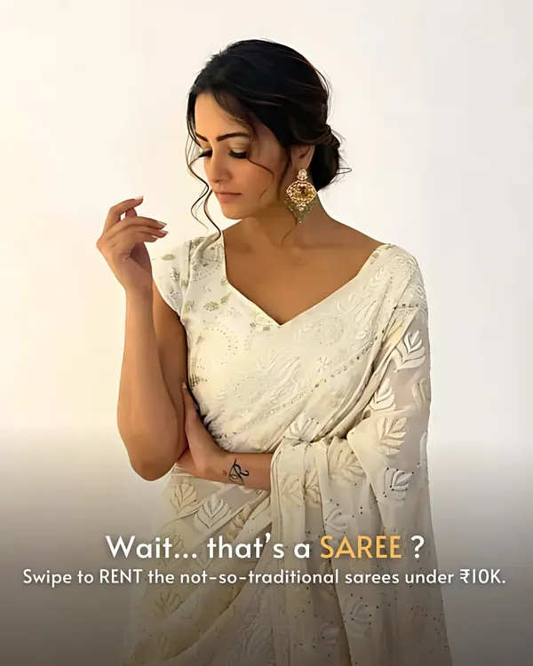 Wait... that's a saree? Explore my collection of not-so-traditional sarees that are modern, chic, and effortless to wear.