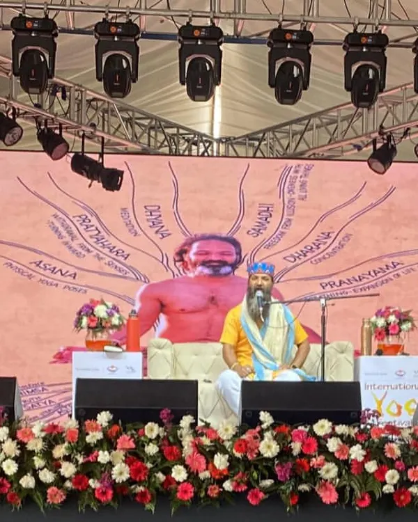 I often speak about the eight limbs of yoga, which provide a complete path to inner peace and self-realization. This session was about making these profound concepts accessible, showing how practices like asana, pranayama, and dharana can be integrated into our daily lives to move from suffering to santosh, or contentment.
