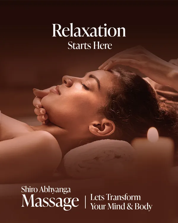 Our Shiro Abhyanga, an Ayurvedic head, neck, and shoulder massage, is where true relaxation begins. This treatment is designed to transform your mind and body, releasing tension held in the upper body.