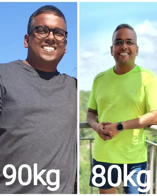 This is what real dedication looks like. My client Kamal started at 90kg and, through consistent general fitness training with me, dropped to 80kg in just six months. This kind of weight loss journey is possible with the right guidance and hard work.