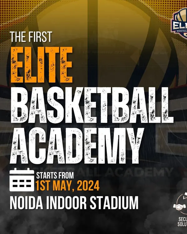 Announcing the launch of India's first Elite Basketball Academy at the Noida Indoor Stadium. We are dedicated to elevating the standard of basketball training and development in the country.