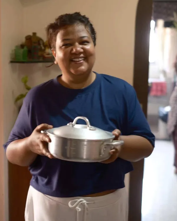 These are my real jewels! My pots and pans are my most treasured possessions. They hold the aromas and stories of every meal I've ever cooked.