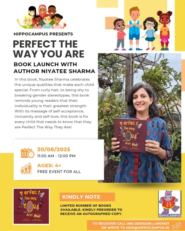 We were so excited to host the book launch for 'Perfect The Way You Are' with author Niyatee Sharma. It was a beautiful session celebrating individuality and self-acceptance, core values we cherish at our library.