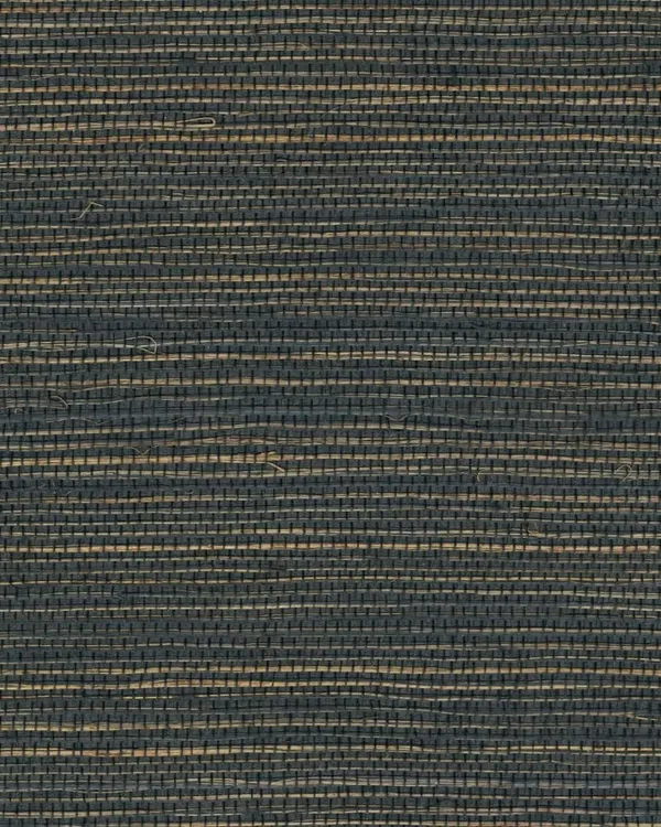 A close-up of a handwoven wallcovering. The texture of the natural plant fibers creates a surface that is rich, tactile, and whispers a story of quiet sophistication and artisanal craft.
