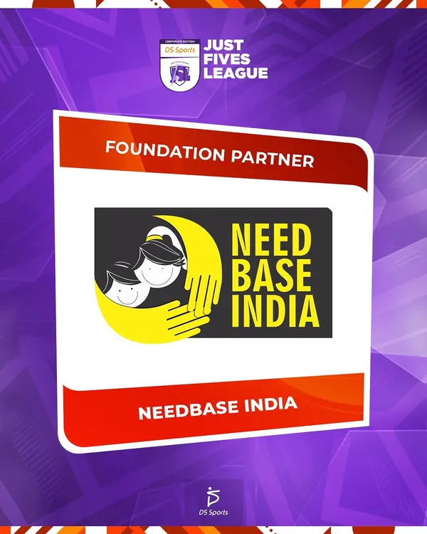 I am proud to partner with Needbase India as my Foundation Partner. A portion of the proceeds from my events goes towards supporting their initiatives, like providing sports gear for underprivileged girls.