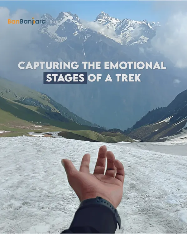 We're capturing the real emotional stages of a trek. It's more than just walking; it's a journey of dreaming, struggling, and finally, feeling that incredible sense of reward.