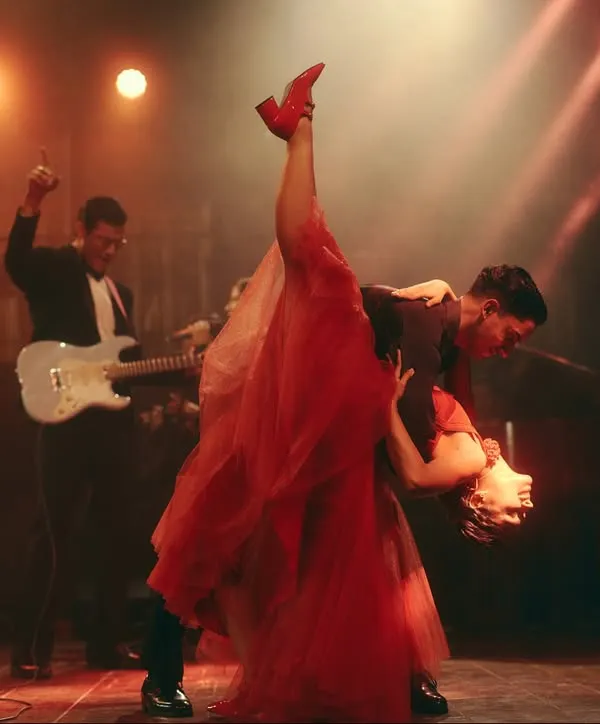 This single shot from a campaign for Origin & Ode captures the essence of my work. I aim to create a scene from a film, where the clothing is part of a larger, emotional story. The dynamic movement of the red dress and the intimate connection between the dancers create a moment of pure cinematic magic.