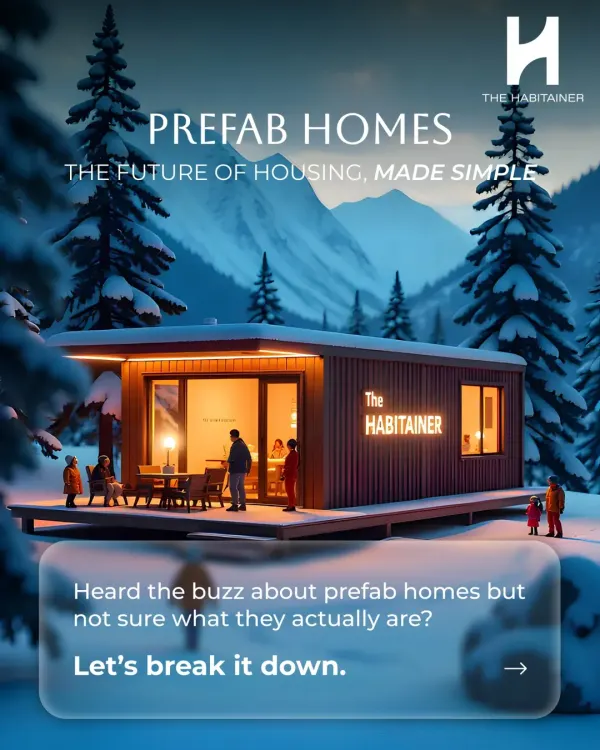 Heard the buzz about prefab homes but not sure what they are? This graphic is the perfect introduction, breaking down the concept of factory-built housing in simple terms.