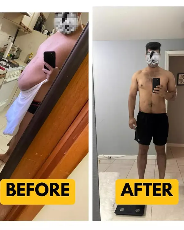 This is the result of just three months of consistent effort and the right guidance. My client in Canada achieved this incredible body transformation entirely through my online coaching program, proving that distance is no barrier to achieving your fitness goals.