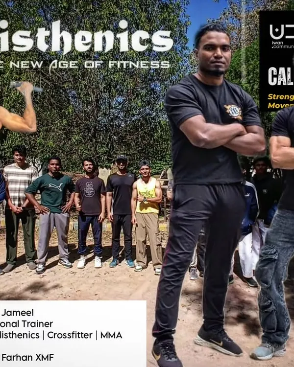 A poster from our Beginners Calisthenics Session at Tavarekere Park. I collaborated with fellow trainers to introduce the community to the power of bodyweight training for strength and movement.