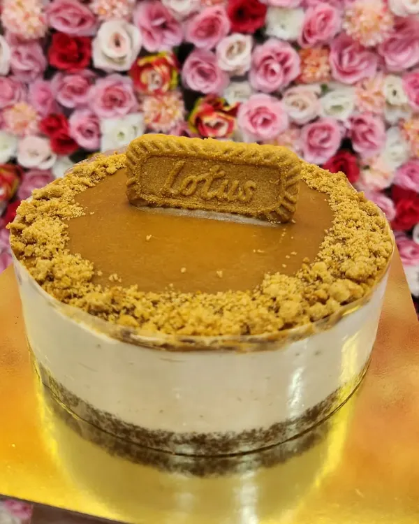 My Lotus Biscoff cheesecake is pure bliss. I make it with a crunchy Biscoff biscuit base, a creamy cheesecake filling, and top it with a generous layer of Biscoff spread and crumbs. It's a must-try for any Biscoff lover.