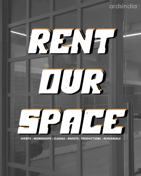 Rent our space for your next project. We are equipped for events, workshops, classes, shoots, productions, and rehearsals. Just bring your idea, we have the perfect spot for it.