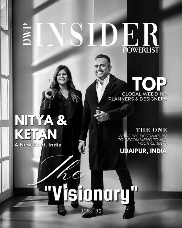 We are incredibly honored to be named on the DWP Congress Powerlist of the Top 100 Wedding Planners in the World. This "Visionary" award reflects our commitment to pushing boundaries and crafting timeless celebrations.
