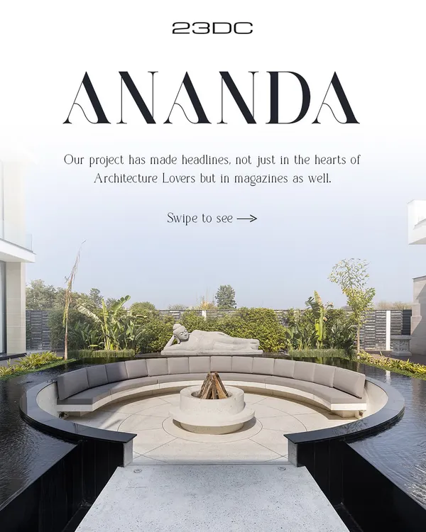 Our project Ananda has made headlines in leading design magazines. This masterpiece, with its serene atmosphere and ultra-luxury details, is setting new standards in modern residential architecture.