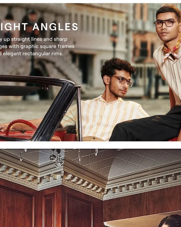 Styling for John Jacobs Eyewear is about creating a distinct character. Here, I used vintage-inspired stripes and a classic car to build a narrative around the eyewear, making the product the hero of a timeless story.