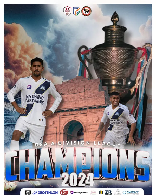 Champions of Delhi, A Division. This is the moment we lifted the trophy, a culmination of hard work, grit, and a relentless will to win. We are the Pride of Noida.