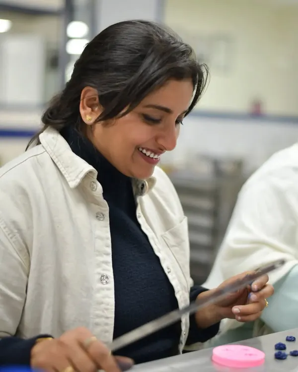A happy moment in the kitchen. We are always learning and practicing, trying to incorporate modern art and new techniques into our cakes to keep things fresh and exciting for you.