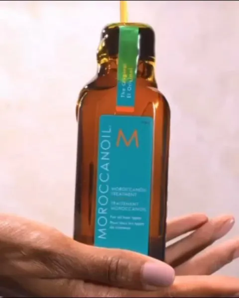 The iconic Moroccanoil Treatment oil is a staple in my salon. A single drop of this argan oil-infused formula helps to condition, style, and finish hair, leaving it shiny and smooth.