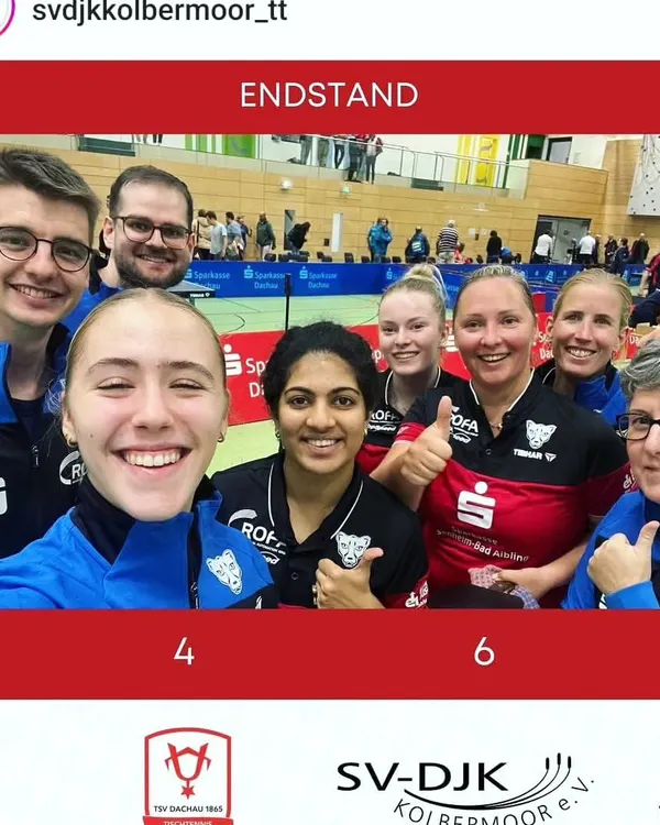 A nice winning start for Swastika in her first German Bundesliga Super Division league match. Competing in these professional leagues is a fantastic experience for her development.