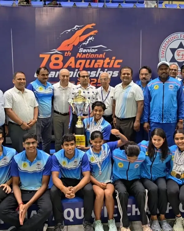 This is what victory looks like. We are incredibly proud to be crowned the Overall Champions at the 78th Senior National Aquatic Championships. Our swimmers and coaches stand together, celebrating a legacy of excellence.