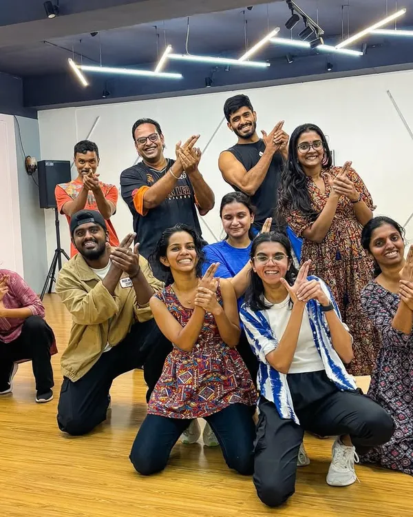 March so far, and we danced the most. A happy group shot of our crew after a great session.