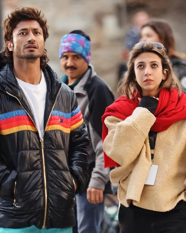 A candid moment on the set of 'CRAKK' with Vidyut Jammwal. Being on location, especially in places like Poland, is one of the most exciting parts of my job.