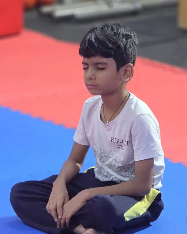 We train the mind just as much as the body. A quiet moment of focus helps our gymnasts build mental strength and resilience, skills that are valuable both on and off the mat.