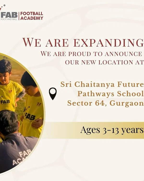 We are expanding! We are proud to announce our new location at Sri Chaitanya Future Pathways School, Sector 64, Gurgaon, for ages 3-13.