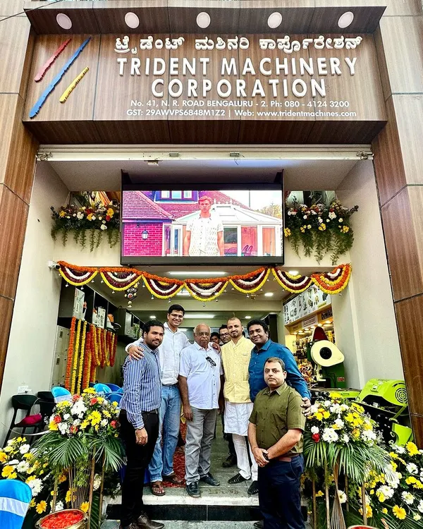 The grand opening of the Trident Machinery Corporation showroom, a commercial project we designed. We are proud to have created a space that is both functional for business and welcoming to clients.