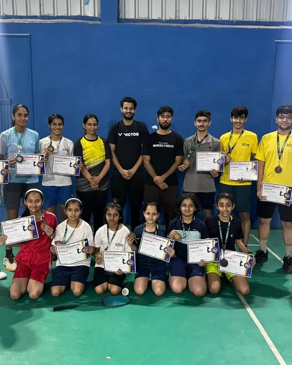 A proud moment with my district champions. We secured an incredible 25 medals, 13 of them gold. This is the result of pure dedication from every single player in the academy.