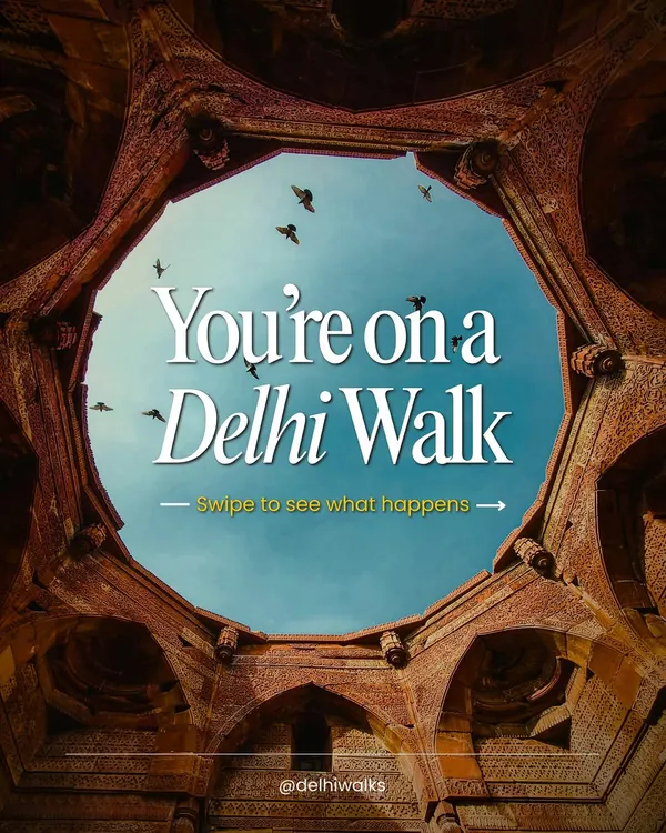 This is what it feels like to be on a Delhi Walk. You look up and see history, sky, and a story all at once. We take you to the spots where you can feel the city's pulse.