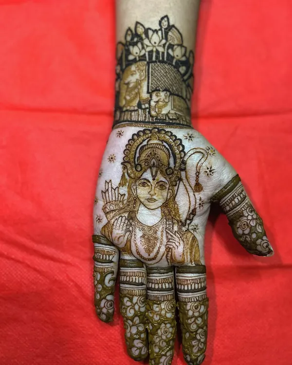 This is the level of artistry you can achieve. In my course, I teach advanced figure work, including how to create detailed portraits like this depiction of Shri Ram, from the expression and posture to the fine details of the bow and attire.