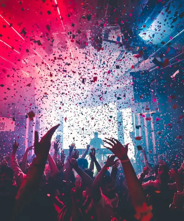 This is what it feels like to get lost in the moment. Confetti raining down, hands in the air, and the entire room connected by a single beat. It's more than a party, it's a collective experience.