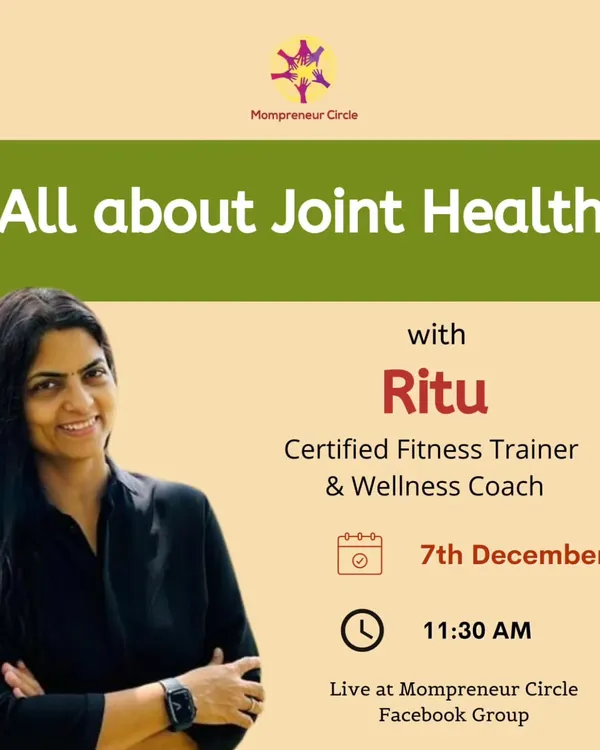 As we get older or increase our activity, joint health becomes incredibly important. Here is a great resource from my colleague Ritu, a certified fitness trainer, who specializes in wellness coaching and joint care.