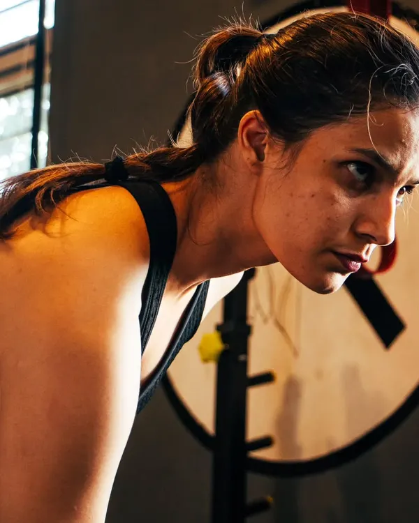 When the going gets tough, you just keep going. This is the face of determination. It's a reminder to dig deep and find that inner strength, especially when you feel like giving up.