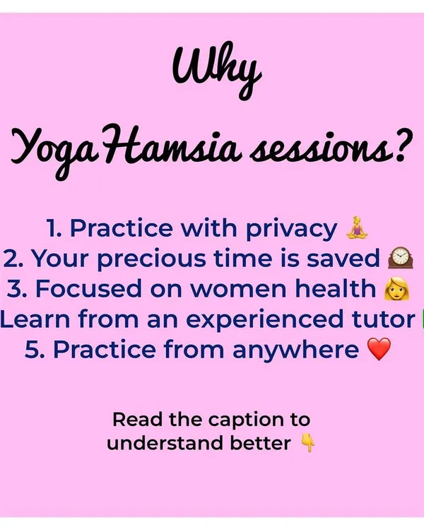 Why choose my online sessions? This graphic lays out the key benefits: practice with privacy, save precious time, a focus on women's health, learning from an experienced tutor, and the ability to practice from anywhere in the world.