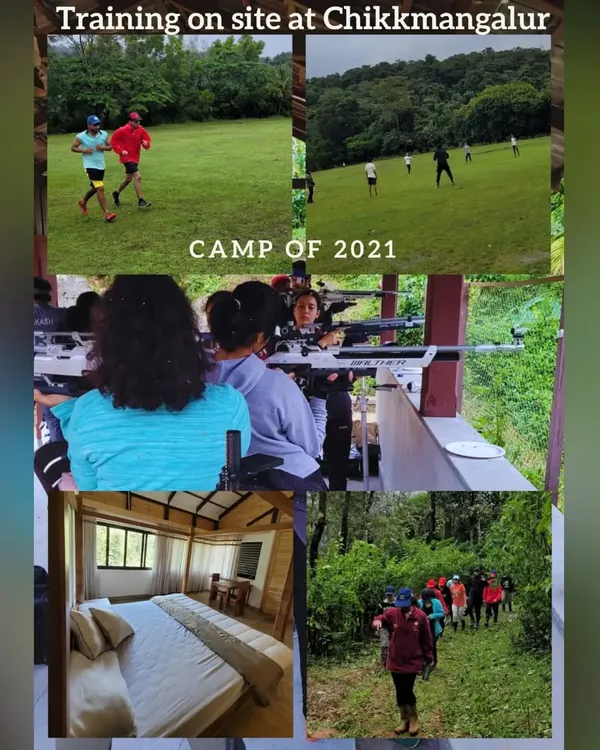 A look inside our Chikkamangaluru training camp. We combine range practice with outdoor fitness activities like running and trekking, and provide comfortable lodging for a complete mental and physical reset.