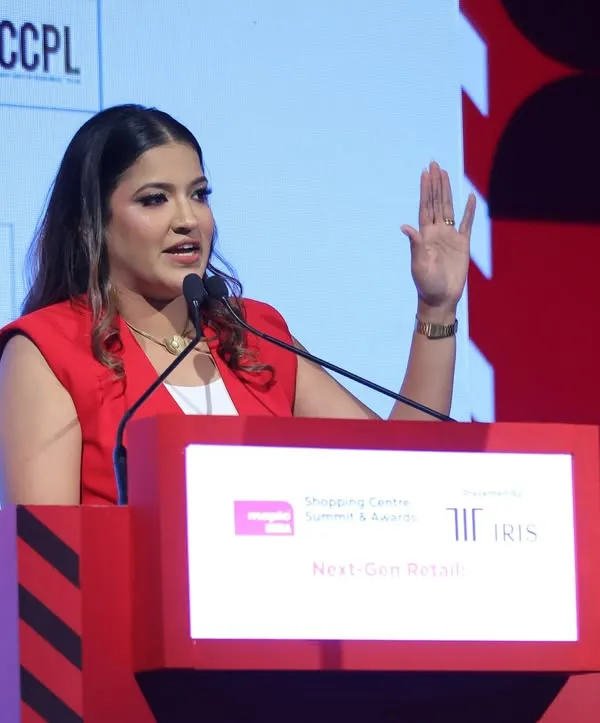 Addressing industry leaders at the MAPIC India 2025 summit. Hosting this event was a special full-circle moment for me, given my background in the retail industry.
