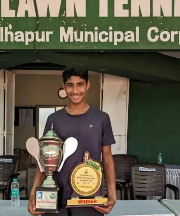 A proud moment for my student, Tavish, after winning the Under 16 AITA Nationals double crown in Kolhapur. This is his third consecutive Nationals double crown, a testament to his incredible consistency and our training methodology.