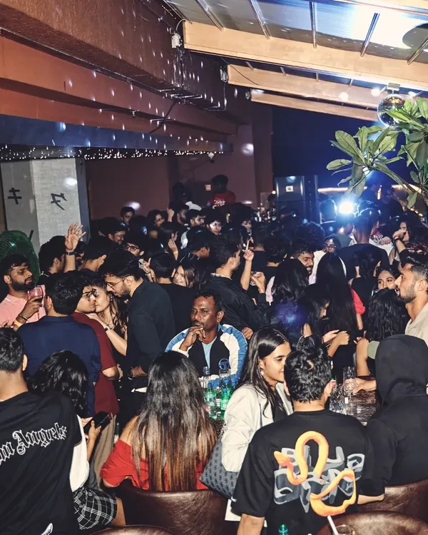 A packed house at Taki Taki in Bangalore. The energy in the room was electric, with everyone connected by the rhythm.