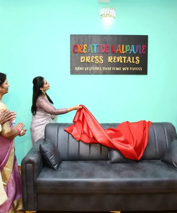 A proud moment from the grand opening of Creative Kalpane Studios, with actress Neetha Ashok. I'm so excited to offer this creative space for all your photoshoot needs.