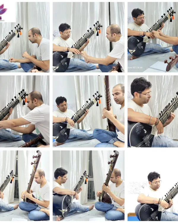 Music knows no age. I am proud of my student Yogesh, a trained classical singer who, despite a busy schedule, shows immense dedication to his sitar lessons. His commitment is a true inspiration and a wonderful example for the next generation.