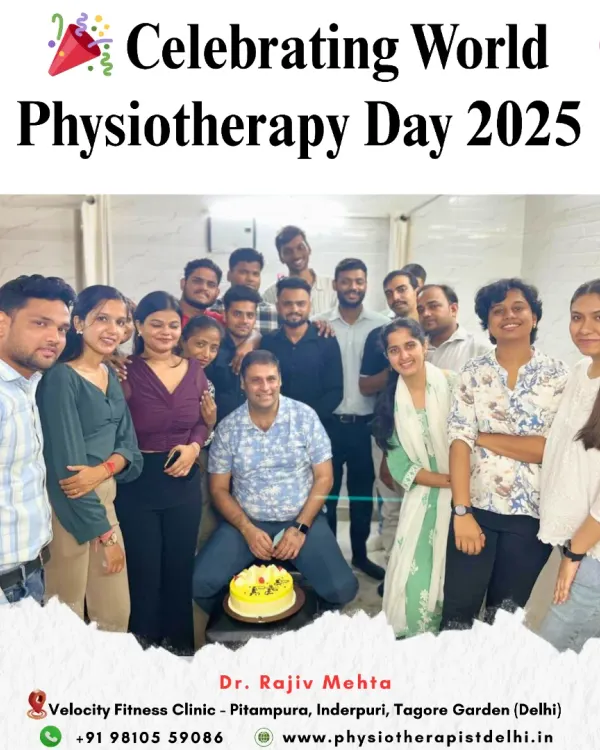 This is Team Velocity. This photo from our World Physiotherapy Day celebration captures the spirit of our clinic: professional, collaborative, and united in our mission to promote health and healing.
