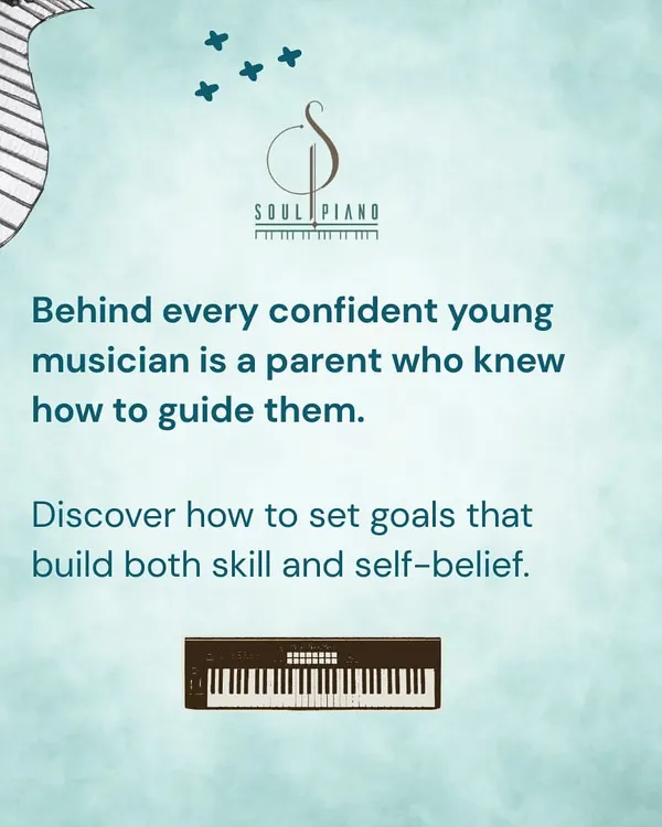 Your encouragement is the most important part of your child's musical journey. Here are some simple, heart-centered ways to set goals that build both their skills and their self-belief.