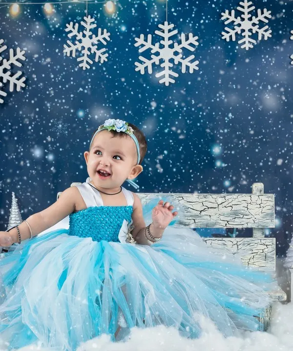 Our very own Queen Elsa in her winter wonderland. This Frozen-themed photoshoot is perfect for little ones who love to sing "Let It Go!"