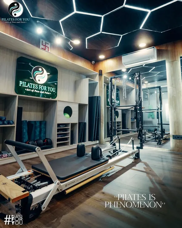 A quiet moment in the studio before a class begins. Our space is designed to be a peaceful escape where you can focus on your mind-body connection.