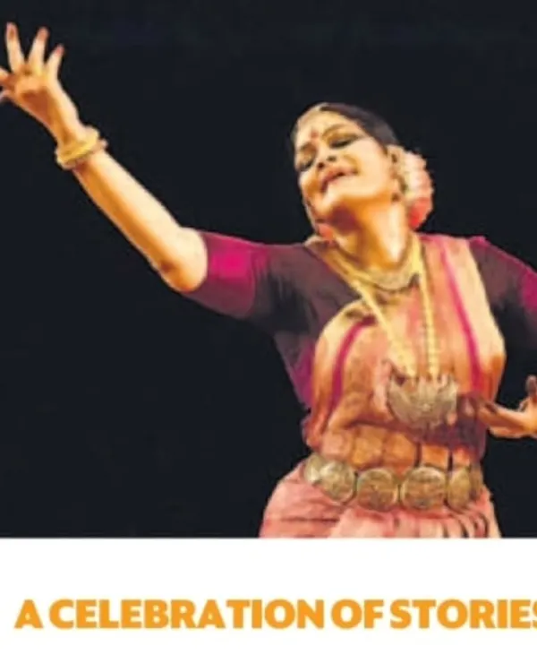 An announcement for my 'Kaavya Katha' performance in Jaipur. The image captures a moment of expressive storytelling, inviting the audience to a celebration of stories through dance.