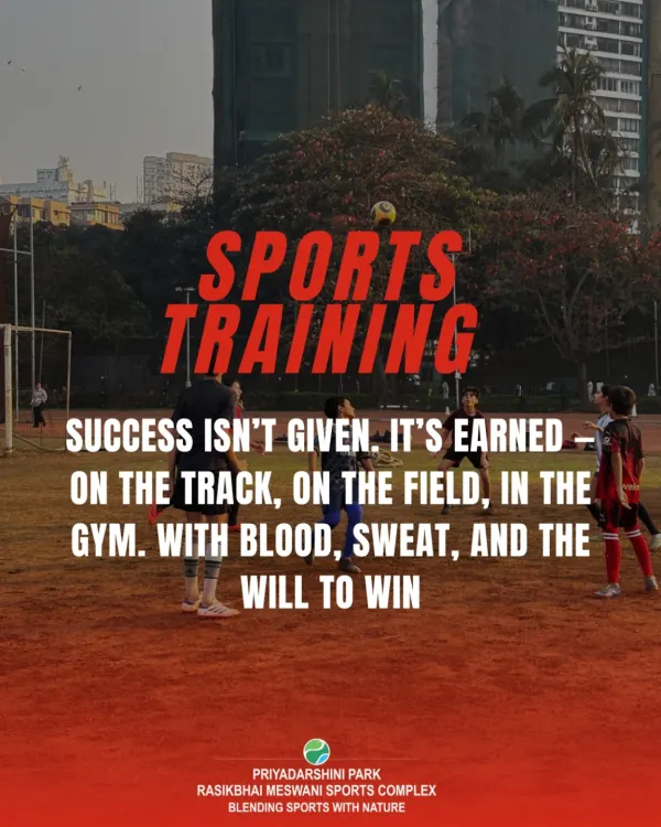 This image captures the essence of our training philosophy: success is earned through hard work and dedication. Here, young athletes train on the field, embodying the spirit of chasing greatness that we foster at PDP.
