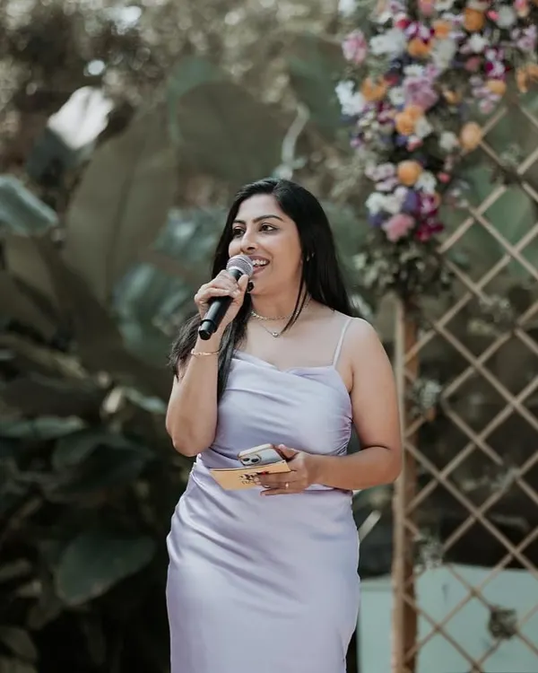 This is my happy place, microphone in hand, making sure your special day is filled with joy and seamless moments. As your wedding emcee, I connect with your guests and keep the energy high, ensuring every part of your celebration flows perfectly against a beautiful backdrop.